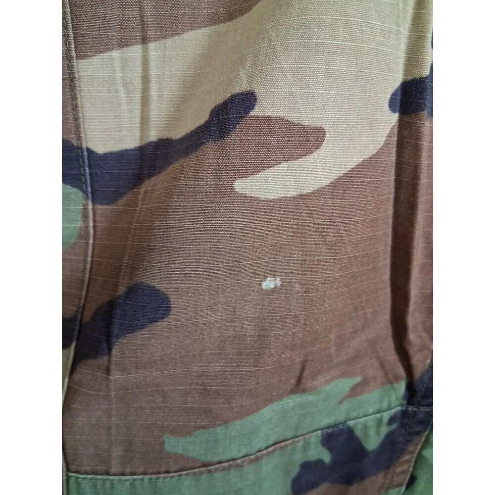 Military Fatigues Woodland Camouflage Pants Grunge Y2K Hunting Size Medium Regul